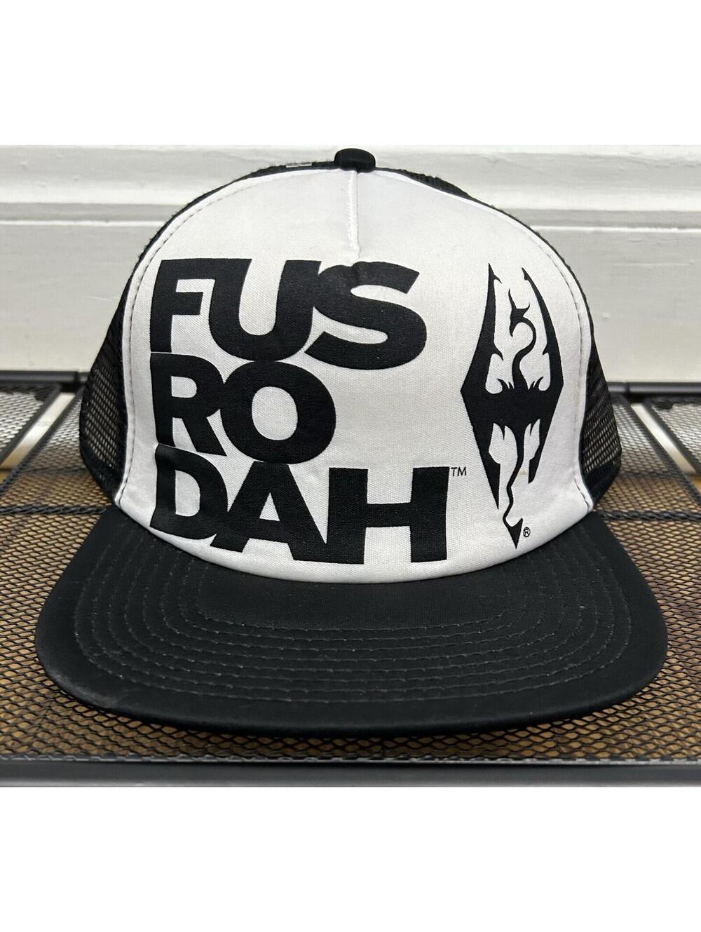 Skyrim The Elder Scrolls V FUS RO DAH Snap Back Hat One Size